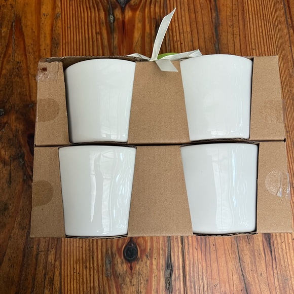 NWT Rae Dunn Spring Flowers set of four ramekins artisan collection by magenta - Picture 7 of 8